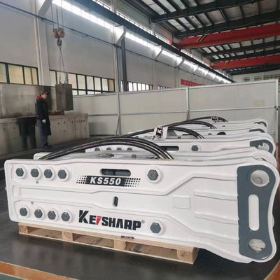 ποιότητας  KS550 Top Type Rock Hydraulic Breaker Machine 200mm Chisel Diameter εργοστάσιο