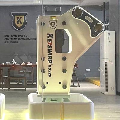 KS220 Τύπος πλευρικού υδραυλικού σπάσματος 140 mm Διαμέτρου ψεκασμού 400-550bpm για εκσκαφέα 20-27 τόνων