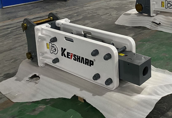 KS80 Καπάκι Mounted Excavator Hydraulic Breaker Ο τέλειος σύντροφος του έργου κατεδάφισης σας
