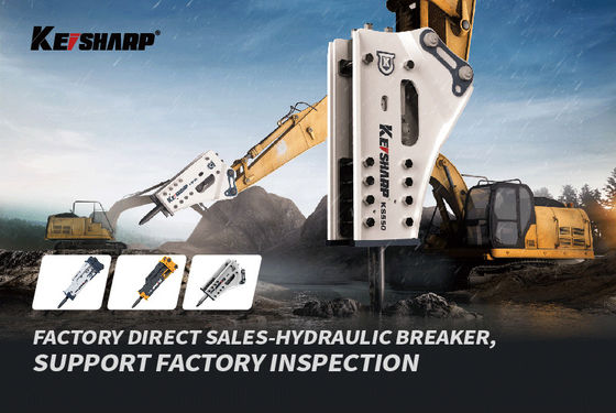 KS600 Keisharp Αθόρυβος τύπος υδραυλικός σπαστικός σφυρίς KS60 KS80 KS100