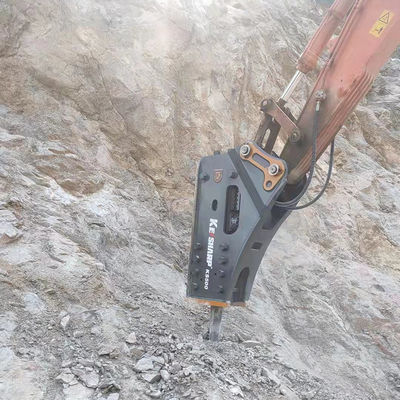 Κατάσταση CE Πιστοποιημένο 140 mm Σύνθετο Ακανόνιστο Σχήμα Οδηγός Τσιζέλ Hydraulic Breaker