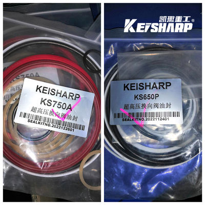 Κίτ επισκευής πετρελαϊκών σφραγίδων σφυρηλατητή Standard / Customized Rock Breaker Seal Kit
