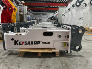 KS80 με 68mm Τσιζέλ ανθεκτικός ευελιξία υδραυλικός σπάσιμο για έργα κατεδάφισης