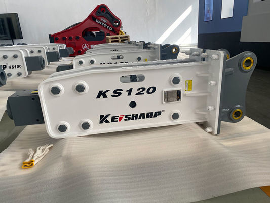 KS120 Εκσκαφέας υδραυλική μηχανή σπάσματος πετρώματος Τόπ τύπου 85 mm Διαμέτρου κατσαρίδας