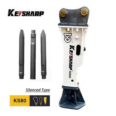 KS220 Top τύπου 140mm Chisel Excavator Stone Breaker Machine ISO Εγκρίθηκε