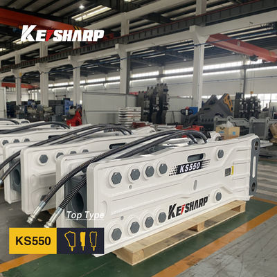 KS550 Top Type Rock Hydraulic Breaker Machine Διαμέτρου 200 mm Σφαιρίδιο