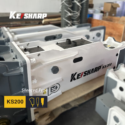 KS200 Πιο υψηλού τύπου υδραυλικός σπάσιμο 135mm διάμετρος ψεκαστήρα για 18-22 τόνων εξορυκτήρα