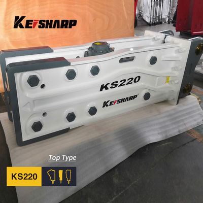 KS220 Top Type Rock Hydraulic Breaker Machine 140 mm Διαμέτρου τσιλιδιού