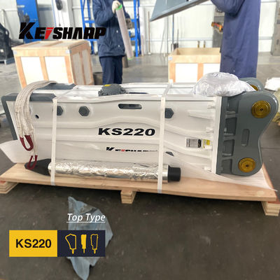 KS220 Top Type Rock Hydraulic Breaker Machine 140 mm Διαμέτρου τσιλιδιού